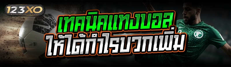 เทคนิคแทงบอล ให้ได้กำไรบวกเพิ่