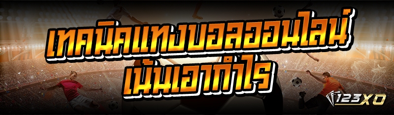 เทคนิคแทงบอลออนไลน์ เน้นเอากำไร